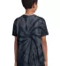Port & Company Youth Essential Tie Dye Tee PC147Y Black back view