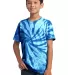 Port & Company Youth Essential Tie Dye Tee PC147Y Royal front view