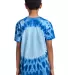 Port & Company Youth Essential Window Tie Dye Tee  Royal back view