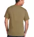 Port & Company PC54 5.4 oz 100 Cotton T Shirt  Coyote Brown back view