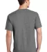 Port & Company PC54 5.4 oz 100 Cotton T Shirt  Graphite Hthr back view