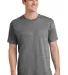 Port & Company PC54 5.4 oz 100 Cotton T Shirt  Graphite Hthr front view