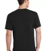 Port & Company PC54 5.4 oz 100 Cotton T Shirt  Jet Black back view