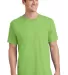 Port & Company PC54 5.4 oz 100 Cotton T Shirt  LIME front view