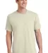 Port & Company PC54 5.4 oz 100 Cotton T Shirt  Natural front view