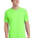 Port & Company PC54 5.4 oz 100 Cotton T Shirt  Neon Green front view