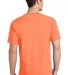 Port & Company PC54 5.4 oz 100 Cotton T Shirt  Neon Orange back view