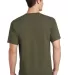 Port & Company PC54 5.4 oz 100 Cotton T Shirt  Olive Drab Grn back view