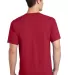 Port & Company PC54 5.4 oz 100 Cotton T Shirt  Red back view