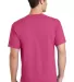 Port & Company PC54 5.4 oz 100 Cotton T Shirt  Sangria back view