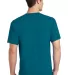 Port & Company PC54 5.4 oz 100 Cotton T Shirt  Teal back view