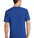 Port & Company PC54 5.4 oz 100 Cotton T Shirt  True Royal back view
