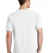 Port & Company PC54 5.4 oz 100 Cotton T Shirt  White back view