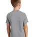 Port & Company Youth 5.4 oz 100 Cotton T Shirt PC5 Ath Heather back view