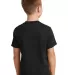 Port & Company Youth 5.4 oz 100 Cotton T Shirt PC5 Jet Black back view