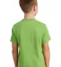 Port & Company Youth 5.4 oz 100 Cotton T Shirt PC5 Lime back view