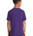Port & Company Youth 5.4 oz 100 Cotton T Shirt PC5 Team Purple back view