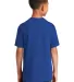 Port & Company Youth 5.4 oz 100 Cotton T Shirt PC5 True Royal back view