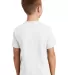 Port & Company Youth 5.4 oz 100 Cotton T Shirt PC5 White back view