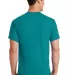 Port Company 5050 CottonPoly T Shirt PC55 in Jade green back view