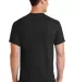 Port Company 5050 CottonPoly T Shirt PC55 in Jet black back view