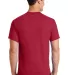 Port Company 5050 CottonPoly T Shirt PC55 in Red back view