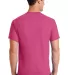 Port Company 5050 CottonPoly T Shirt PC55 in Sangria back view