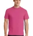Port Company 5050 CottonPoly T Shirt PC55 in Sangria front view