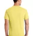 Port Company 5050 CottonPoly T Shirt PC55 in Yellow back view