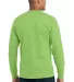 Port  Company Long Sleeve 5050 CottonPoly T Shirt  Lime back view