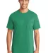 Port  Company 5050 CottonPoly T Shirt with Pocket  Kelly front view