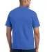 Port  Company 5050 CottonPoly T Shirt with Pocket  Royal back view