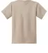 Port & Company Youth 5050 CottonPoly T Shirt PC55Y in Desert sand back view