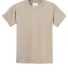 Port & Company Youth 5050 CottonPoly T Shirt PC55Y in Desert sand front view