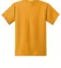 Port & Company Youth 5050 CottonPoly T Shirt PC55Y in Gold back view