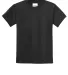 Port & Company Youth 5050 CottonPoly T Shirt PC55Y in Jet black front view