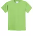 Port & Company Youth 5050 CottonPoly T Shirt PC55Y in Lime front view