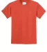 Port & Company Youth 5050 CottonPoly T Shirt PC55Y in Orange front view