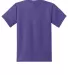 Port & Company Youth 5050 CottonPoly T Shirt PC55Y in Purple back view