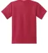 Port & Company Youth 5050 CottonPoly T Shirt PC55Y in Red back view