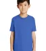 Port & Company Youth 5050 CottonPoly T Shirt PC55Y in Royal blue front view