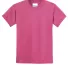 Port & Company Youth 5050 CottonPoly T Shirt PC55Y in Sangria front view