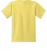 Port & Company Youth 5050 CottonPoly T Shirt PC55Y in Yellow back view
