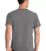 Port & Company Essential T Shirt PC61 Medium Gray back view