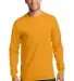 Port  Company Long Sleeve Essential T Shirt PC61LS Gold front view