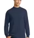 Port & Company Mock Turtleneck PC61M in Navy front view