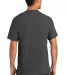 Port & Company Essential T Shirt with Pocket PC61P in Charcoal back view