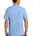 Port & Company Essential T Shirt with Pocket PC61P in Light blue back view