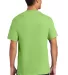 Port & Company Essential T Shirt with Pocket PC61P in Lime back view