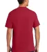Port & Company Essential T Shirt with Pocket PC61P in Red back view